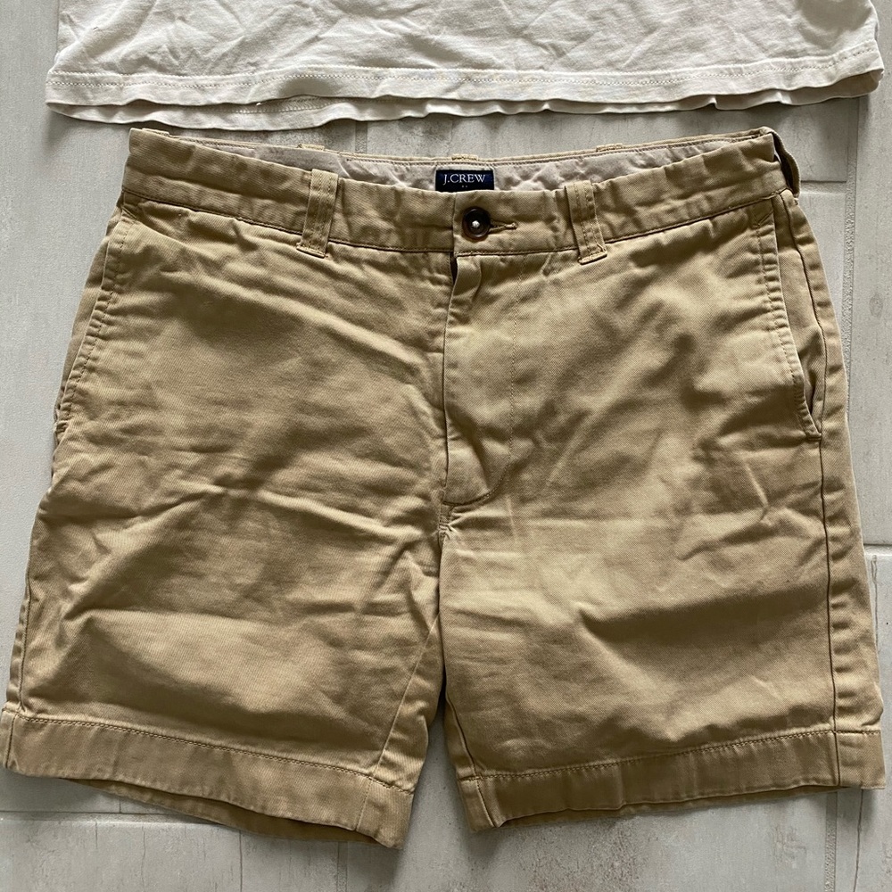 J.Crew Men’s Khaki Shorts (size 30, 5” inseam)